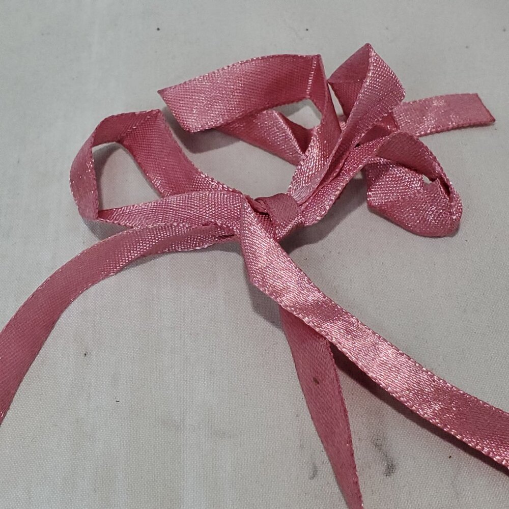 Bijou Iridescent Peace Sign silver with ribbon Necklace: - Picture 10 of 13